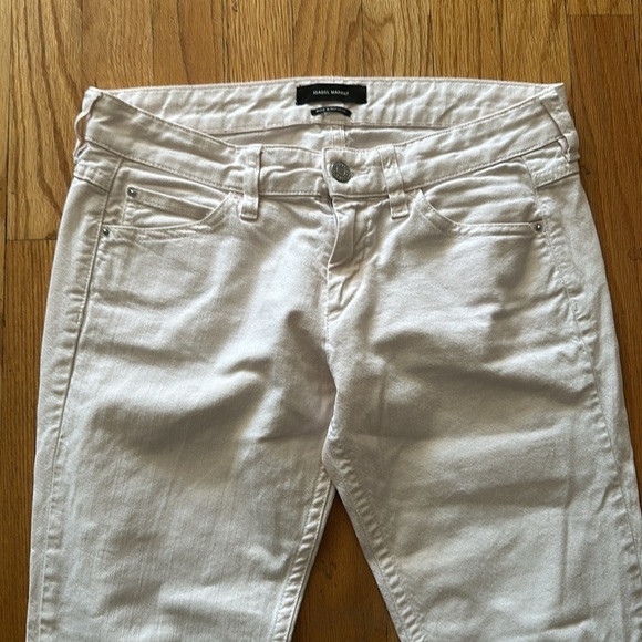 Isabel Marant sz FR 38 or us 8 light beige jean great pre own condition zip fly - Picture 3 of 8